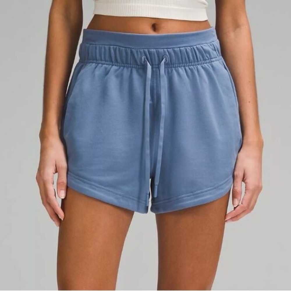 Women's Blue Casual Shorts